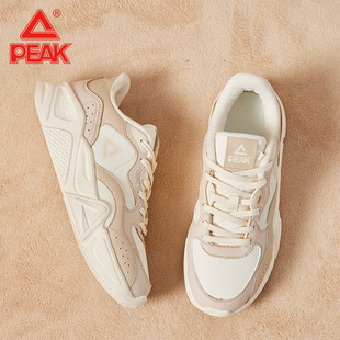 匹克跑步鞋女冬季加绒保暖棉鞋休闲鞋学生官方旗舰店革面运动鞋女