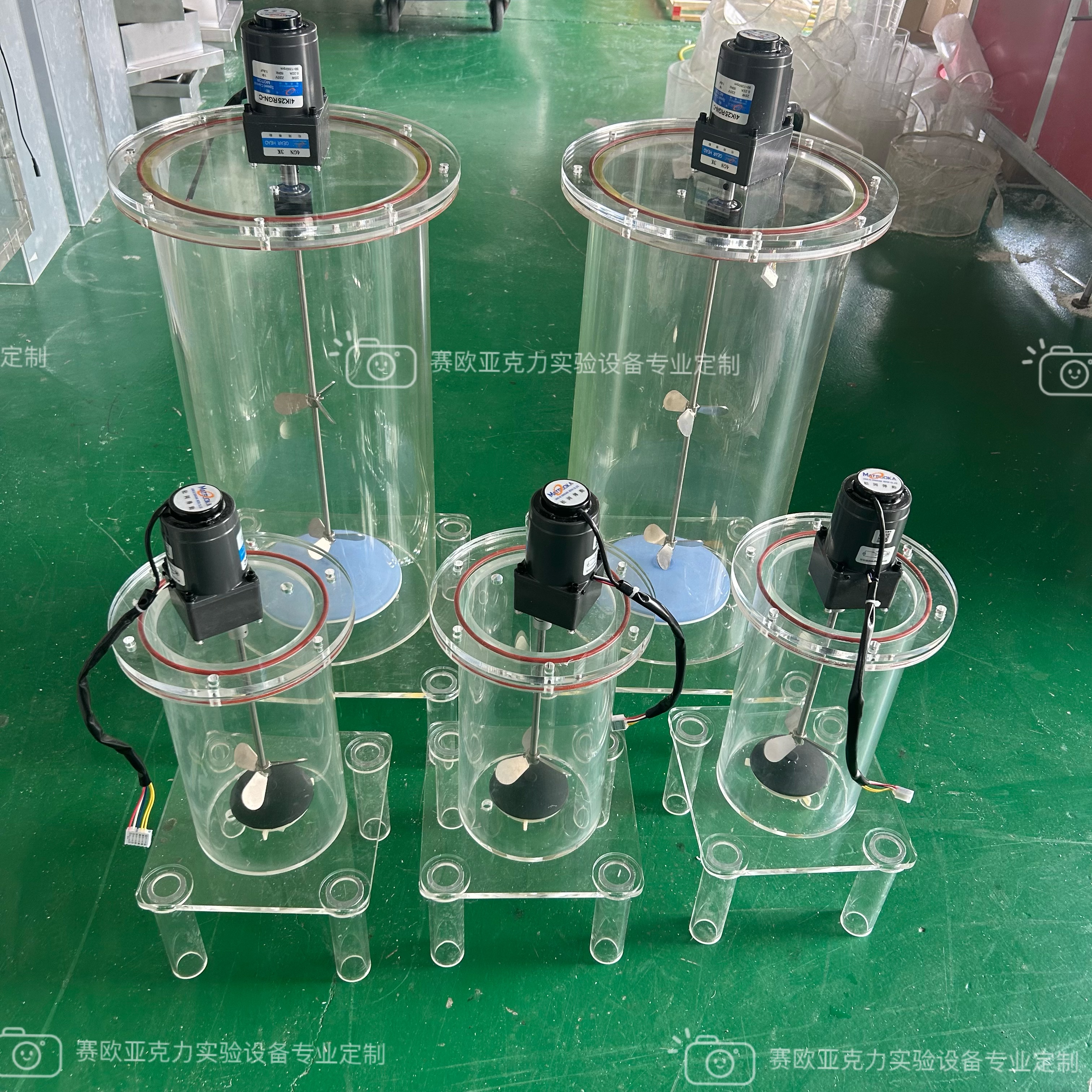 废水SBR处理实验装置,废水处理实验设备 有机玻璃SBR反应器 定制