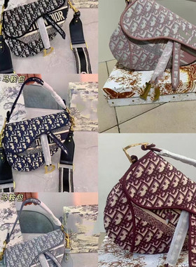 新款胸前包刺绣休闲女单肩包时尚帆布女士情侣款时尚斜挎包马鞍包