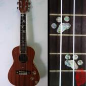 特价 猫脚步脚印ukulele小吉他贴花尤克里里配件生命之树指板贴纸