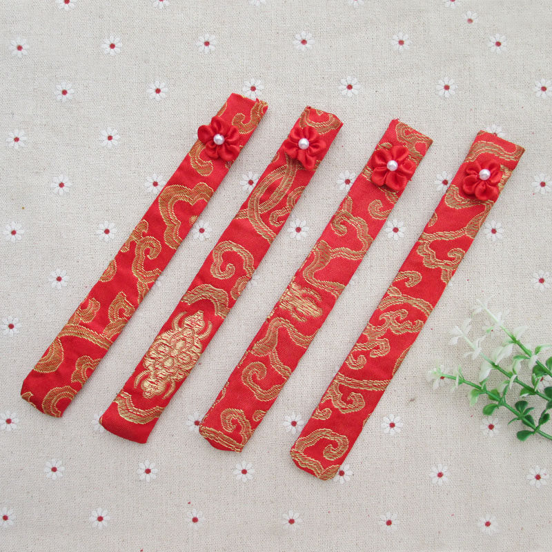 结婚礼品特价热卖筷子布袋婚庆创意人手回礼商务便携包装筷套锦袋