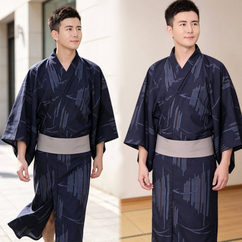 影楼新款男士日式改良和服写真