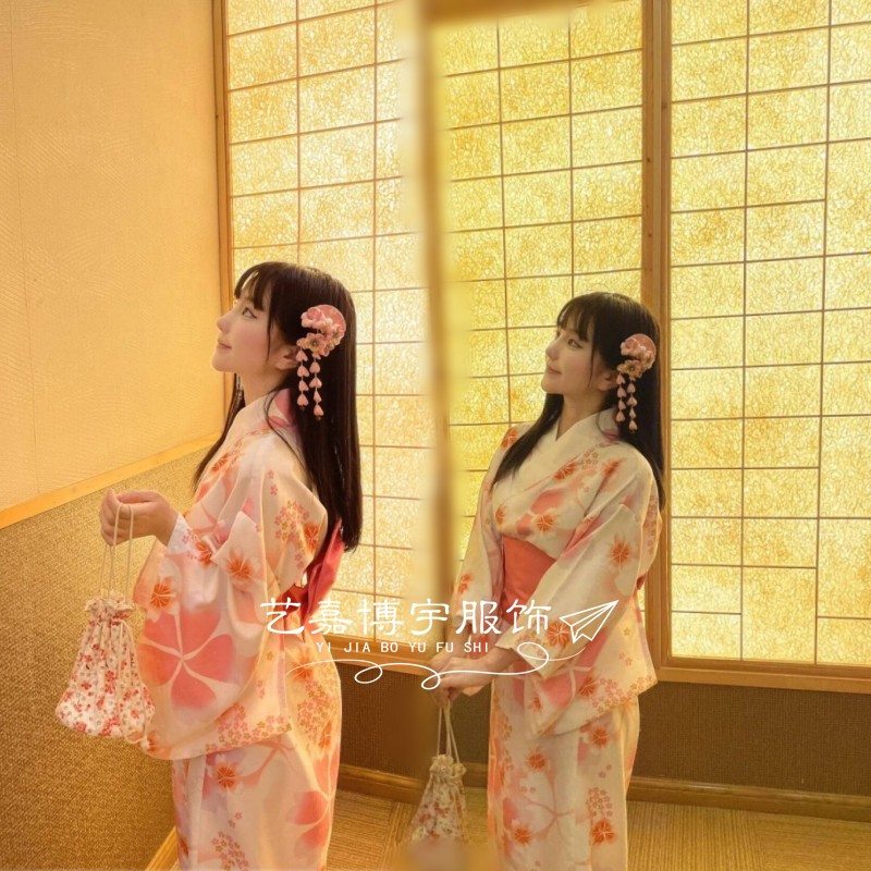 和服女正装传统日本可爱少女改良