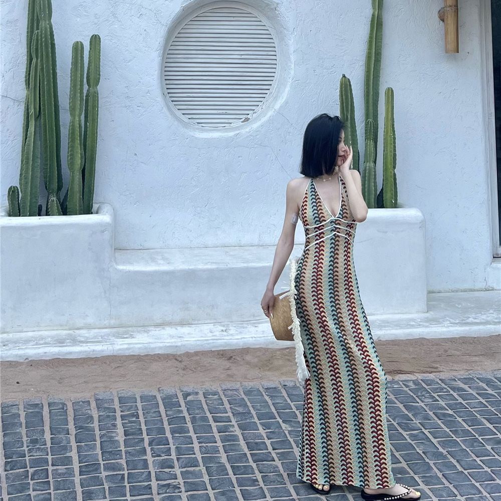 波西米亚沙滩裙2026新款三亚性感
