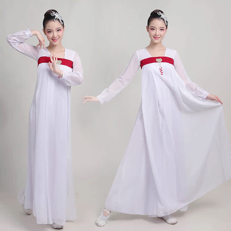 丽人行襦裙飘逸仙女古典舞演出服