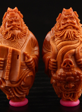 正宗橄榄核手串 2.0大籽钟馗六式苏工纯手工刻核橄榄胡文玩手