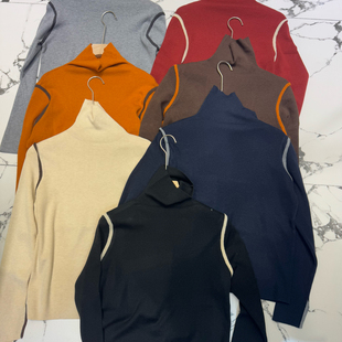 JANE 3338 1210 高品质撞色高领打底衫 5536 JCMM