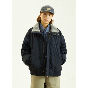 棉衣 加厚保暖休闲工装 GoodNorth羊羔毛立领棉服外套男女同款 冬季