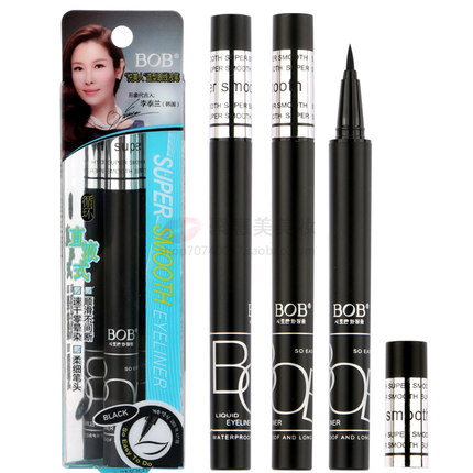 正品BOB悦美人造型眼线液笔 硬头极细水笔彩妆持久防水防汗不晕染