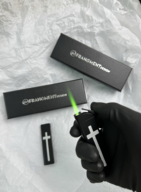 原创绿色火焰金属充气打火机可循环使用防风男生女生礼物