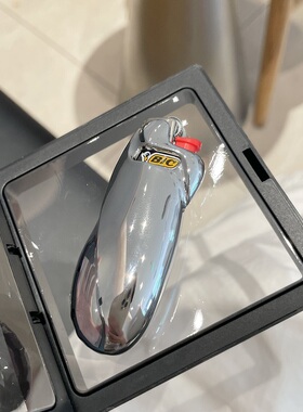 比克一次性打火机 机甲战金属钛钢外壳男士迷你bic防爆打火机个性