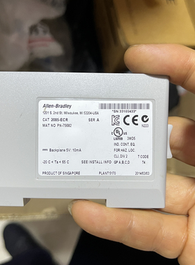 AB罗克韦尔2085-ECR  AB 2085ECR 美国 95新原装 现货