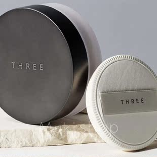 Glow01 17g持久控油蜜粉 THREE新版 凝光透明定妆散粉10