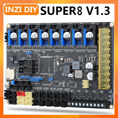 INZI&FLY Super8 Pro 3d打印机主板klipper配件VORON 2.4/1.9 D7