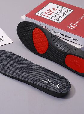 名崴专业马拉松舒适减震高弹透气吸汗防臭篮球增高垫跑步运动鞋垫