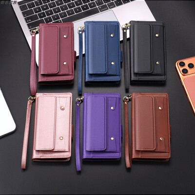 适用小米 Civi 2/CC9/CC9E/CC9 Pro/Note 10/Note 10 Pro/Note 10 Lite 手机套零钱包翻盖皮套硅胶外壳侧吸扣