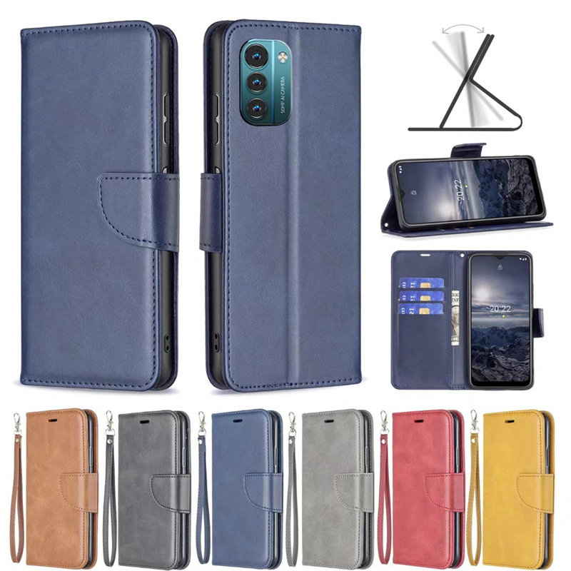 适用于诺基亚Nokia G11手机壳G21全包防摔翻盖式插卡保护皮套纯色图片