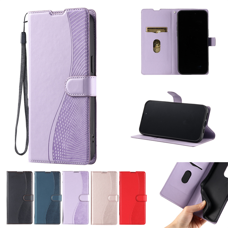 适用于三星Galaxy S23 Ultra FE Plus+手机套软硅胶全包边防摔外壳电话保护套翻盖式皮套插卡支架耐用男女款