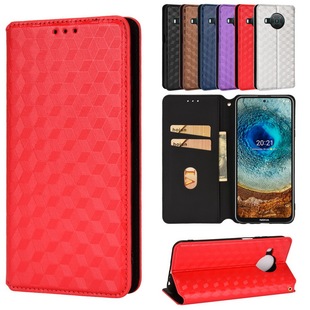 适用于Nokia X100手机壳诺基亚X10保护套X20皮套磁吸扣翻盖式男款