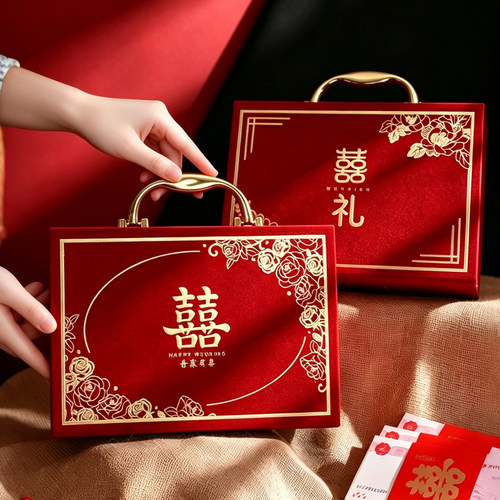 彩礼钱盒子订婚彩礼箱
