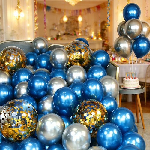加厚防爆金属气球生日专用