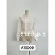 圆领蕾丝花边刺绣打褶甜美衬衫 新款 上衣女 onetwo15009春装 1.17
