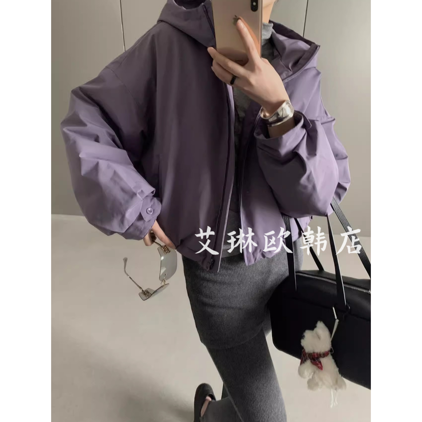 卡蔓enxi8013冬90白鸭绒羽绒服女