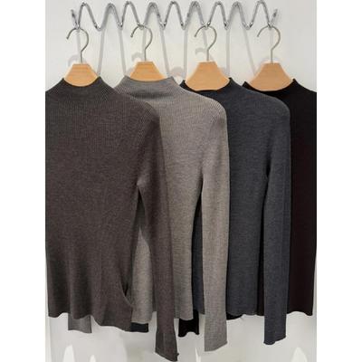 MM商场同款25秋新品绵羊毛打底针织衫女599A130075Q 599A130076Q