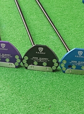 NINE ELENEV PT01高尔夫球杆 零扭矩，杆面平衡推杆配黑色钢杆身