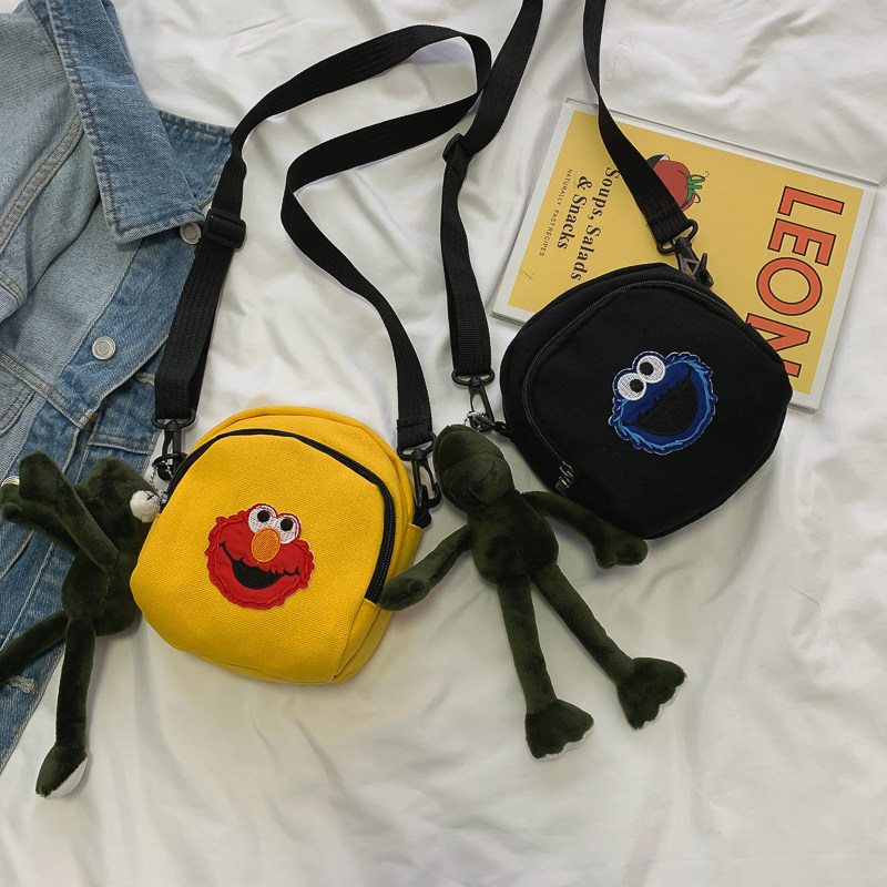 solar system Harajuku student canvas Bag Inclined shoulder bag One shoulder Disco dancing Small bag the republic of korea ins Super fire all-matchin the Leather/Lady bags/Men's bag, Ms. bags  category - from Buy2taobao.com to provide professional Taobao agent buy service