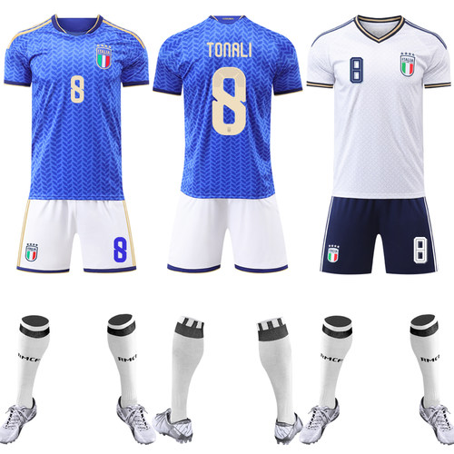 2026意大利球衣托纳利基耶萨巴雷拉主客场世界杯成人儿童足球队服