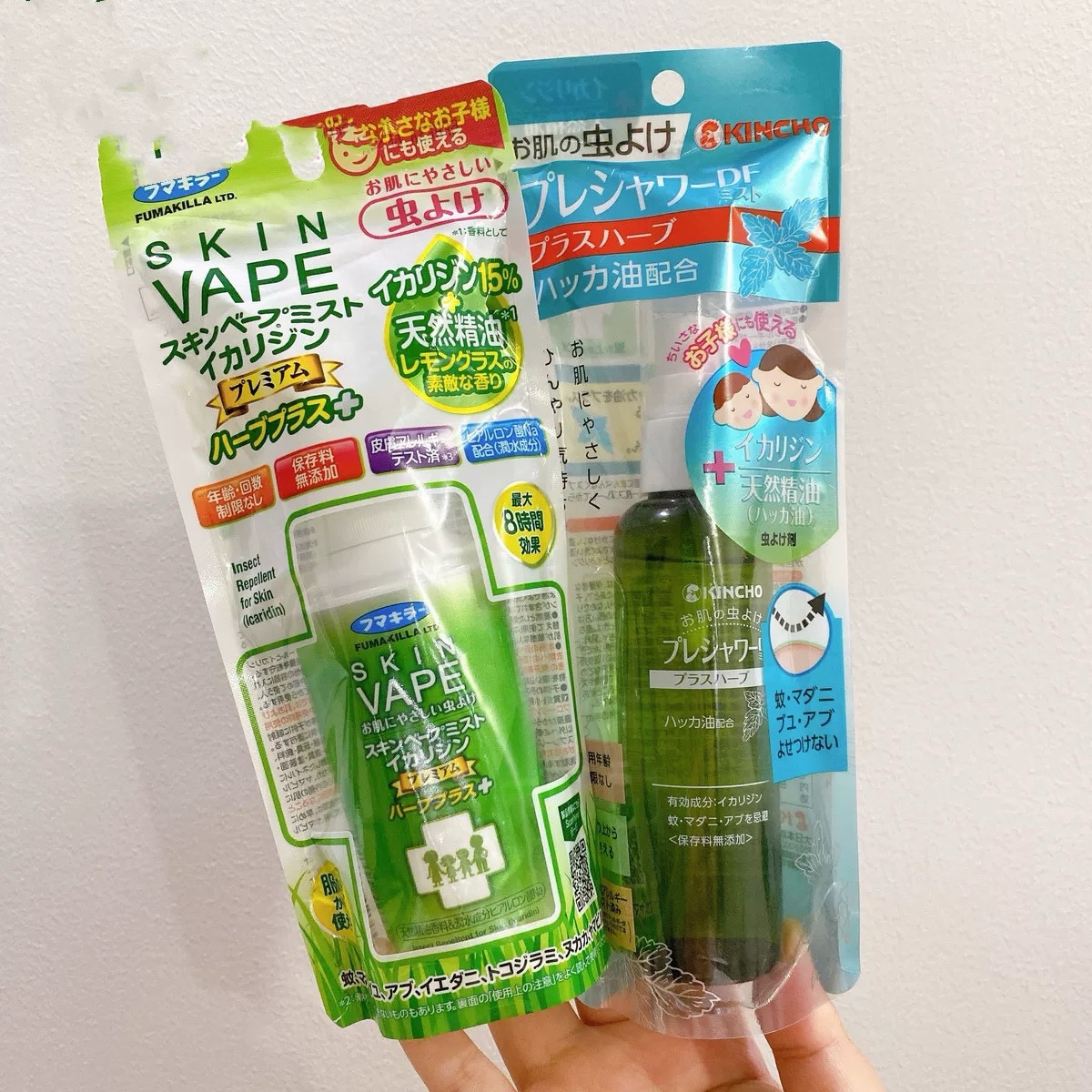 日本委托代买APE绿色天然精油驱蚊液金鸟便携防蚊液100ml