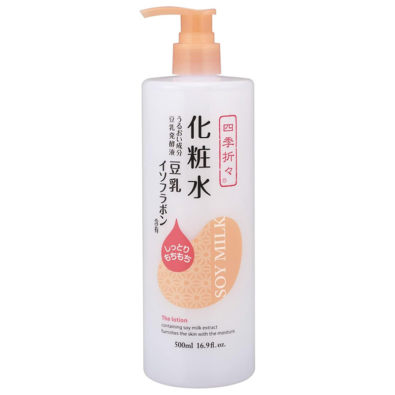 日本委托代买熊野油脂四季折々豆乳化妆水500mL
