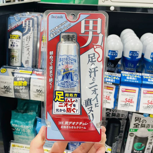 日本委托代买Deonatulle男士足部用消臭软膏止汗去除脚异味持久30