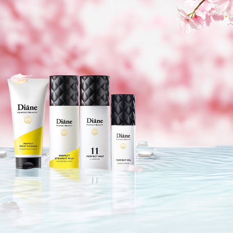 日本委托代买Diane免洗护发精油防毛躁顺滑修护护发喷雾精华乳液