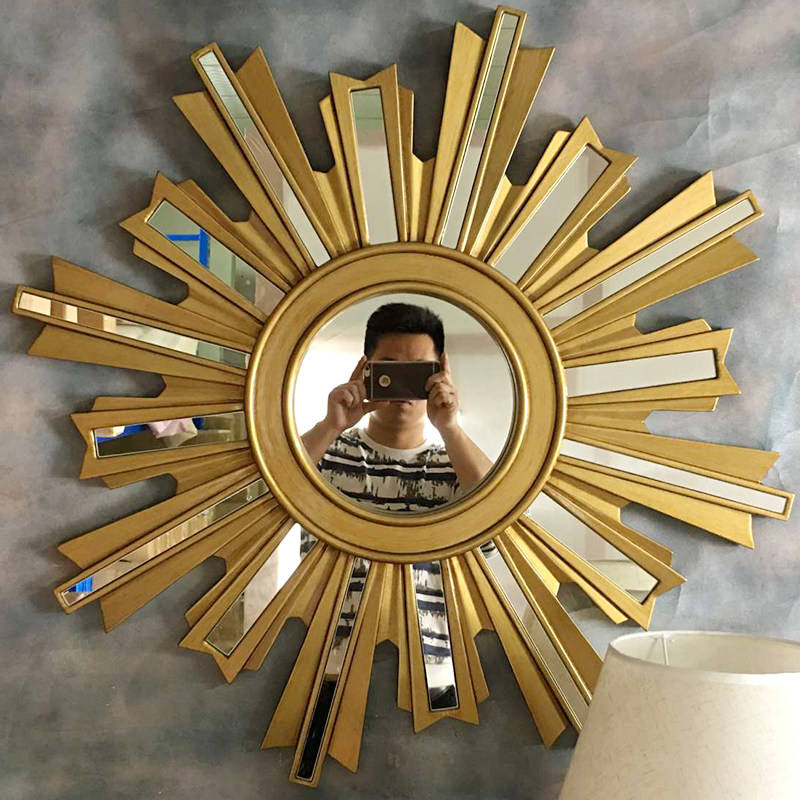 European style Entrance Wall hanging mirror decorate Wall mirror Background wall a living room fireplace American style originality Wall hanging Sunglassesin the Residential furniture , Mirrors , Other  category - from Buy2taobao.com to provide professional Taobao agent buy service