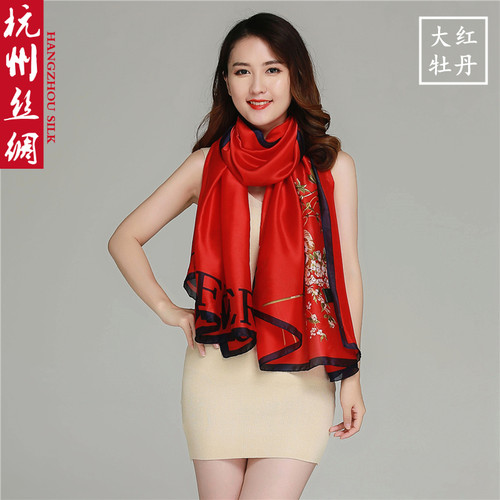 上海故事春秋新款两用围巾女士