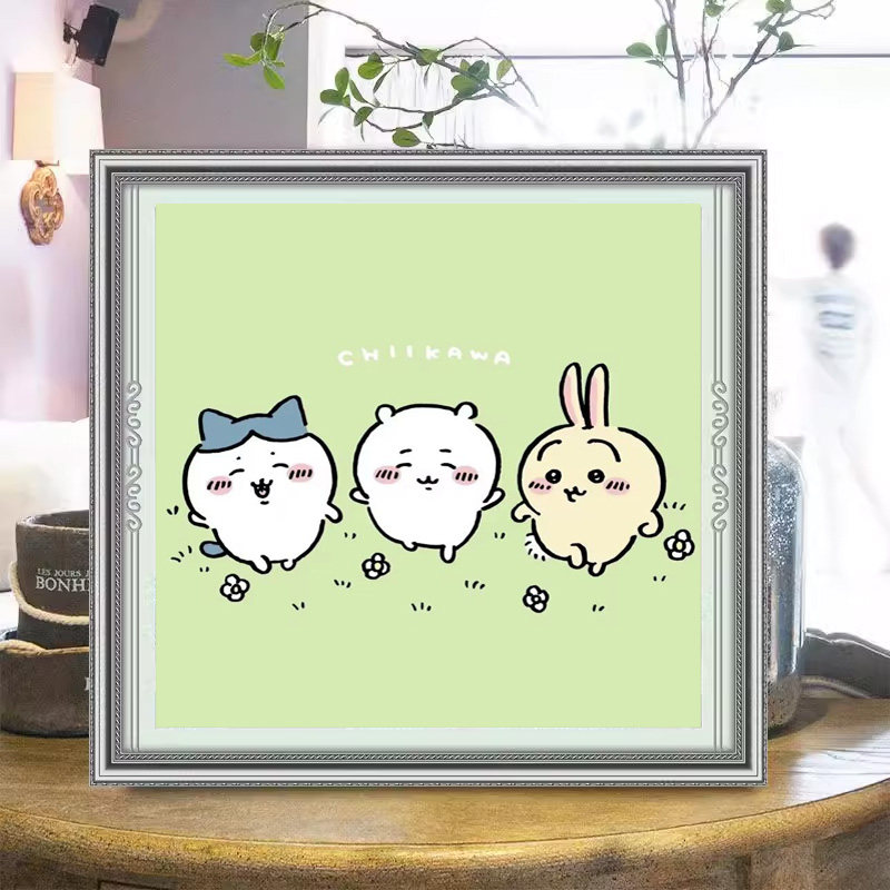 chiikawa吉伊卡哇十字绣自己绣
