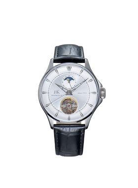 【独家】上海手表时光男款星月飞轮新品经典时尚夜光自动机械表