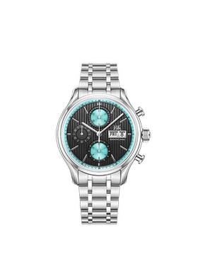 【新品】上海手表男款The Bund系列城市旅行时尚计时码表机械腕表