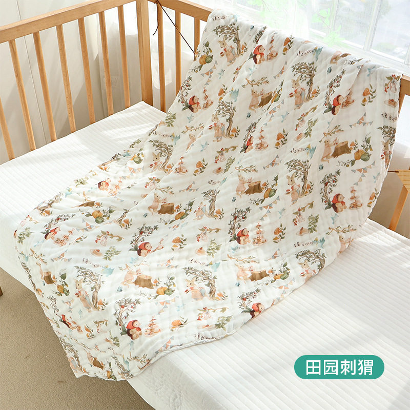 婴儿大毛巾超软纯全棉a类六层纱布新生盖毯吸水速干浴巾,婴童用品,婴童抱被/抱毯,淘宝优惠券,粉丝福利购,淘宝优惠卷