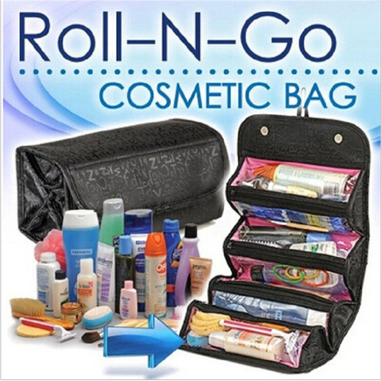 折叠化妆包ROll-N-GO Cosmetic Bag 滚筒化妆包 洗漱包 收纳包