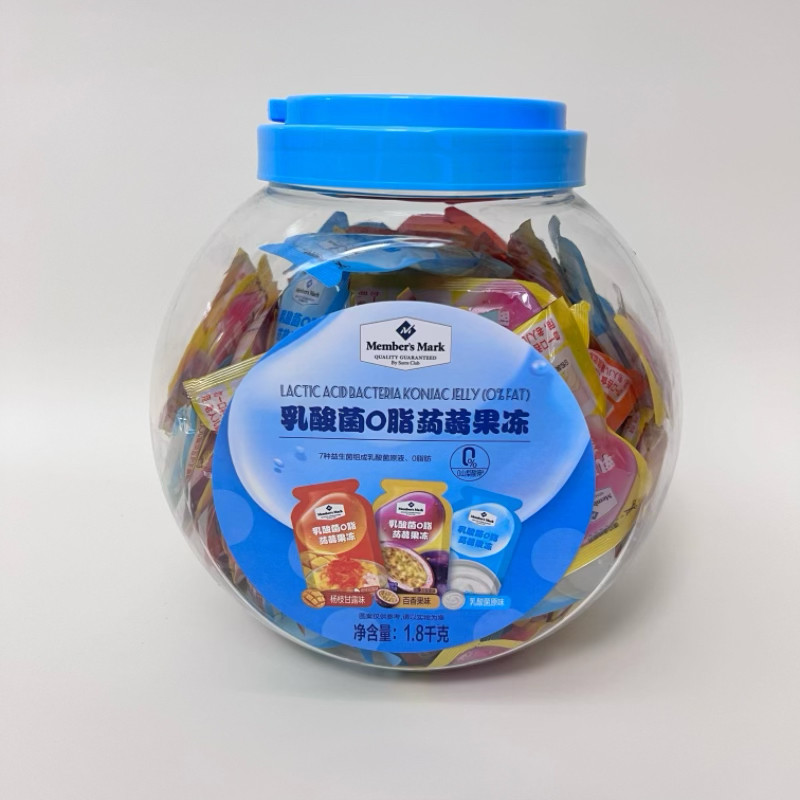 会员店代购乳酸菌O脂蒟蒻果冻果肉杨枝甘露百香果味儿童小孩零食