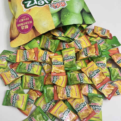 会员代购peelers剥皮软糖芒果味青芒味维生素C夹心QQ软糖独立包装
