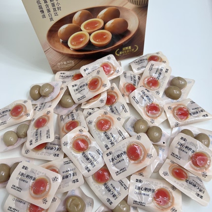 会员代购蛋皇溏心鹌鹑蛋无抗卤味蛋虎皮卤鸡蛋即食糖心蛋零食早餐