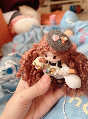 手工制作鹅妹钩针编织成品DIY玩偶礼品少女可爱创意Q萌可爱成品