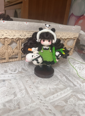 手工制作鹅妹钩针编织成品丑鱼玩偶礼品少女可爱创意Q萌可爱成品