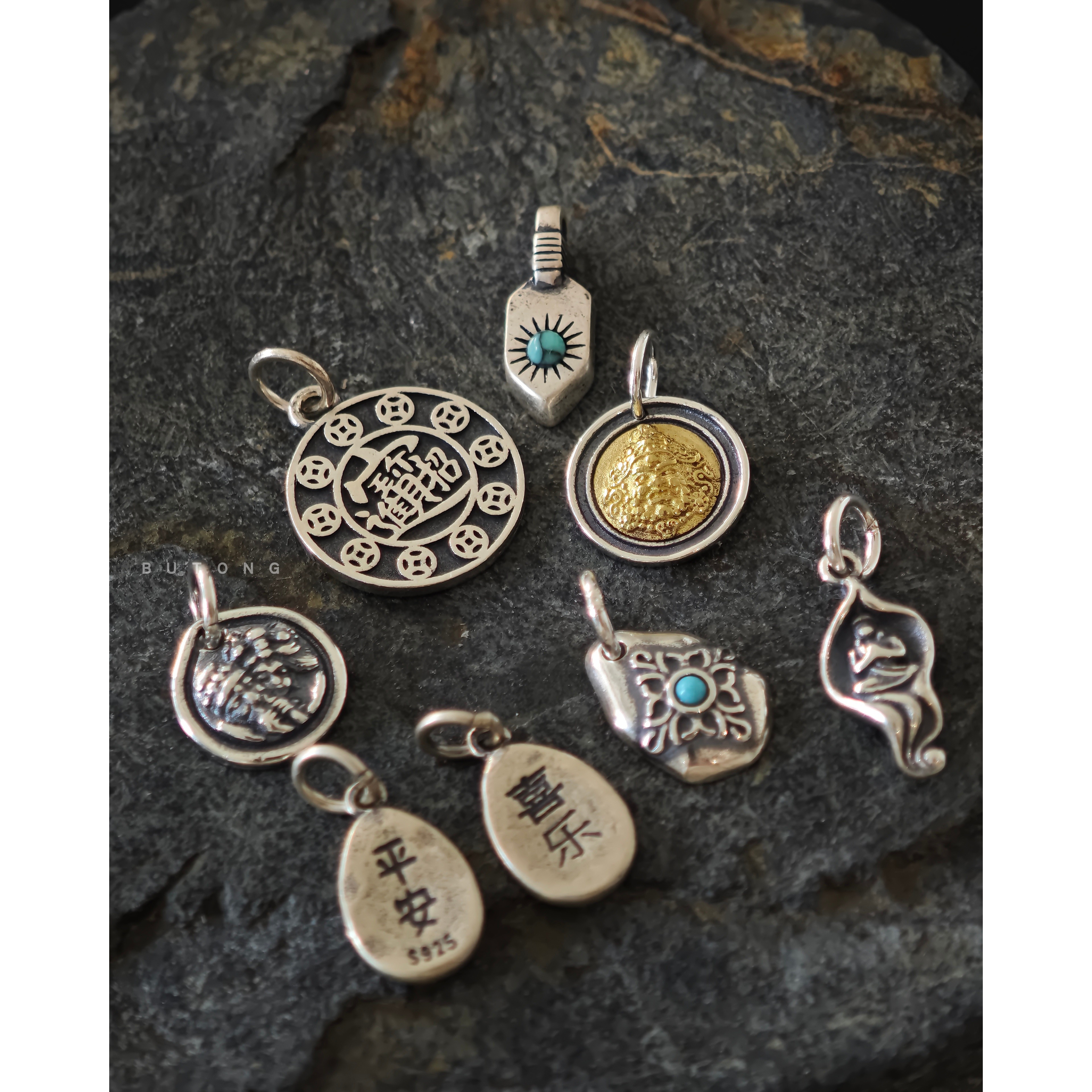 925纯银国风小吊坠扎基拉姆