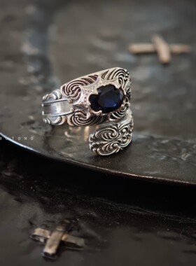 高桥风不同银匠925纯银戒指