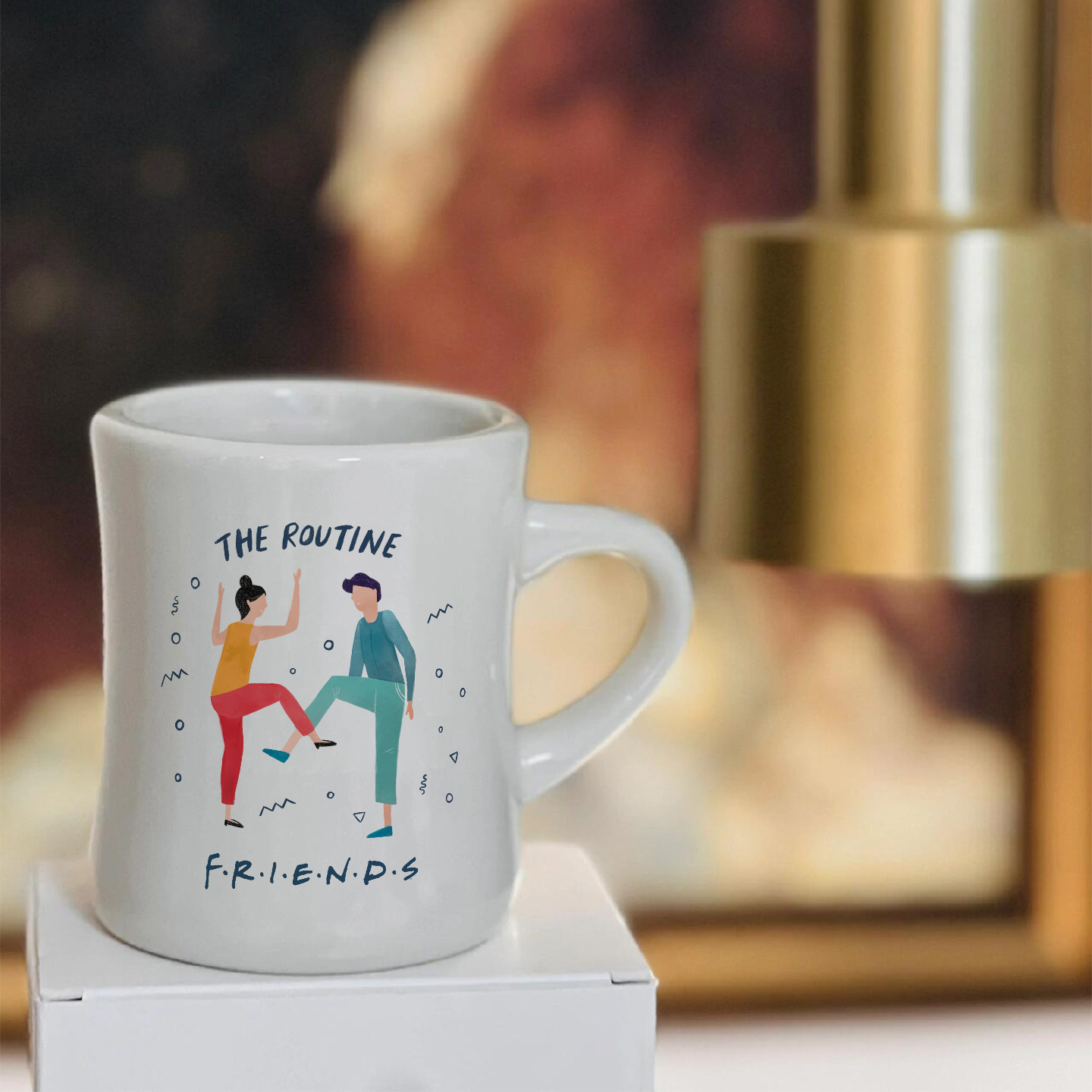老友记周边the routine马克杯创意个性咖啡杯喝水杯送礼朋友礼物